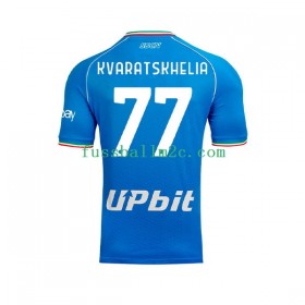 Fußballtrikots SSC Neapel Khvicha Kvaratskhelia 77 Heim Trikotsatz 2023-2024